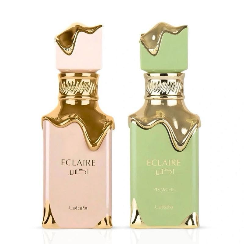 Amazon.com : Lattafa Eclaire and Eclaire Pistache Perfume Bundle